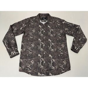 Paul Smith London Shirt Button Up Camouflage Mens Size 2XL‎